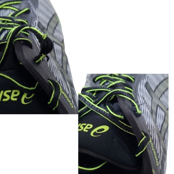 Asics Dynaflyte T6F3Y Gray Silver Multicolor Running Shoes Sneakers Size… - Picture 13 of 16